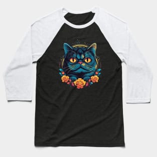 Exotic Shorthair Smiling Baseball T-Shirt